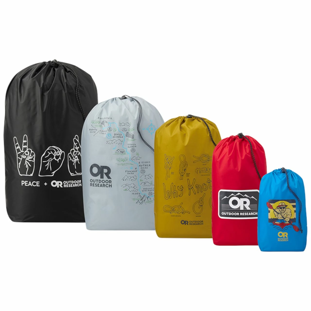 Outdoor Research PackOut Graphic Stuff Sack 1 Outdoor Research PackOut Graphic Stuff Sack