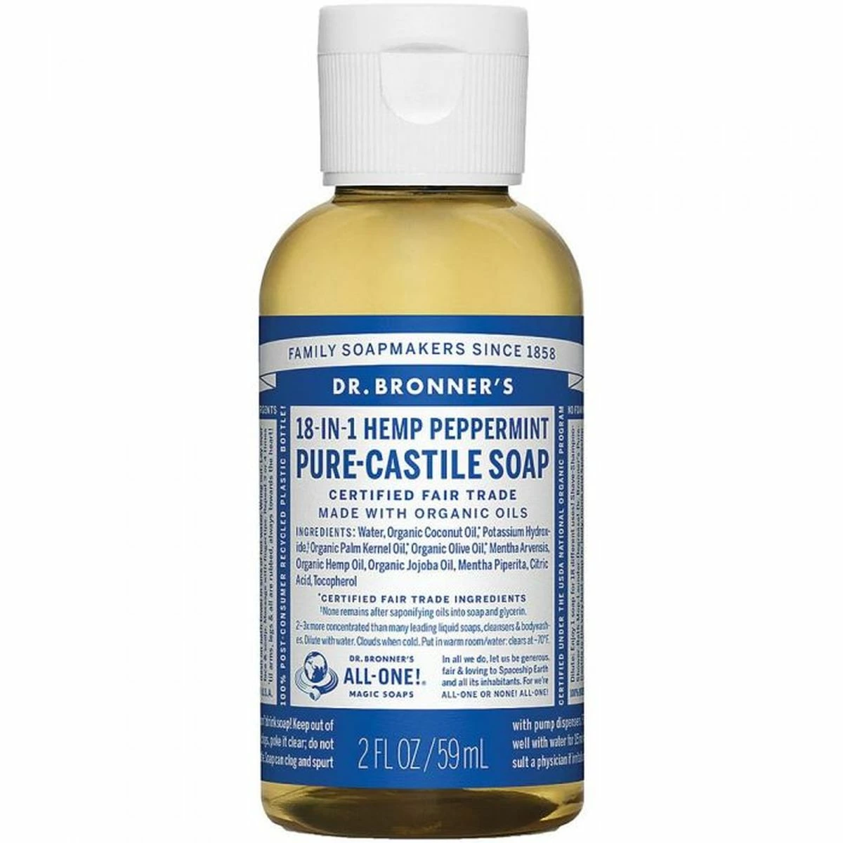 Dr. Bronner's Soap - Peppermint 1 Dr. Bronner's Soap - Peppermint