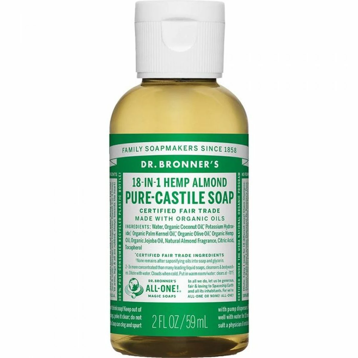 Dr. Bronner's Soap - Almond 1 Dr. Bronner's Soap - Almond