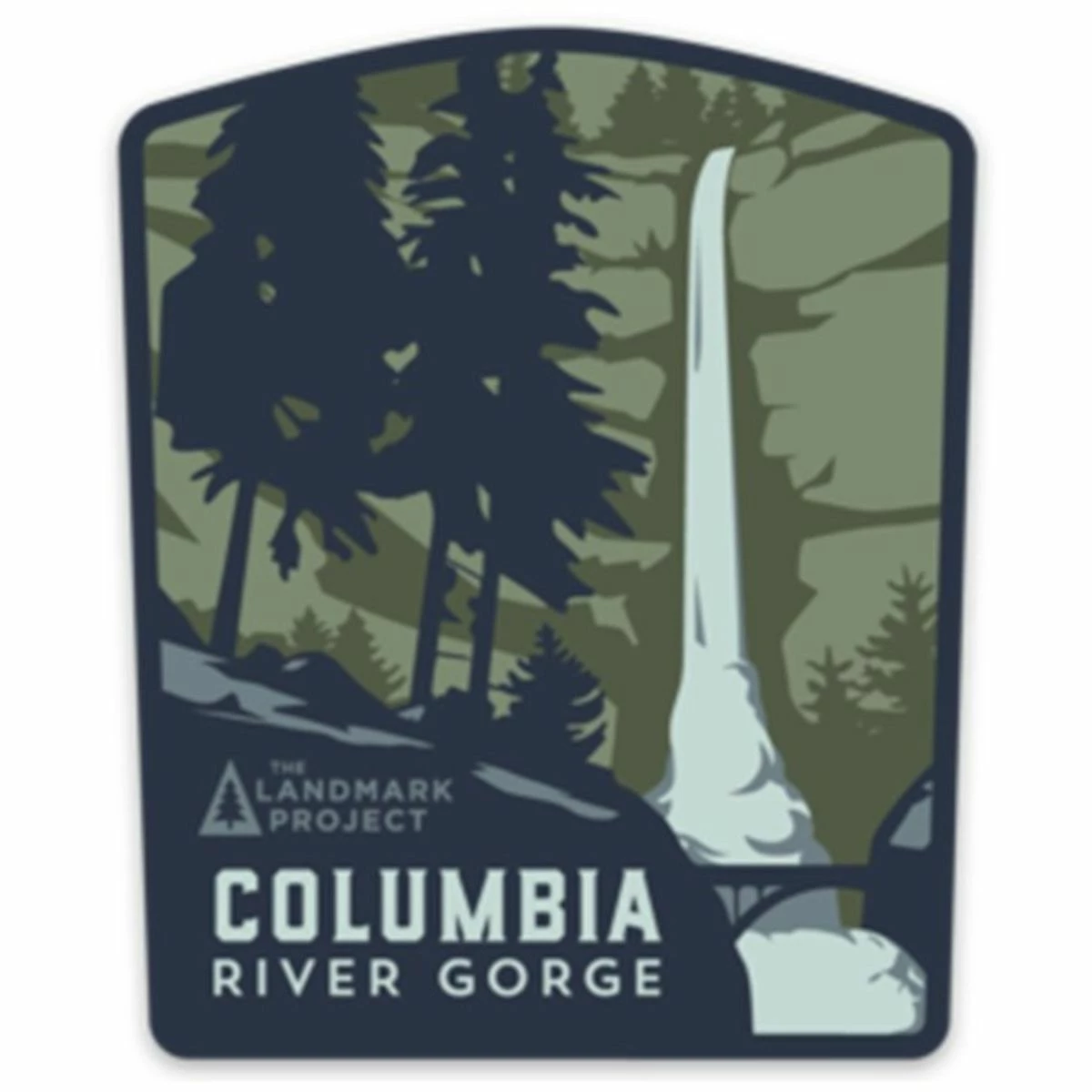 Landmark Project Columbia River Gorge Sticker 1 Landmark Project Columbia River Gorge Sticker